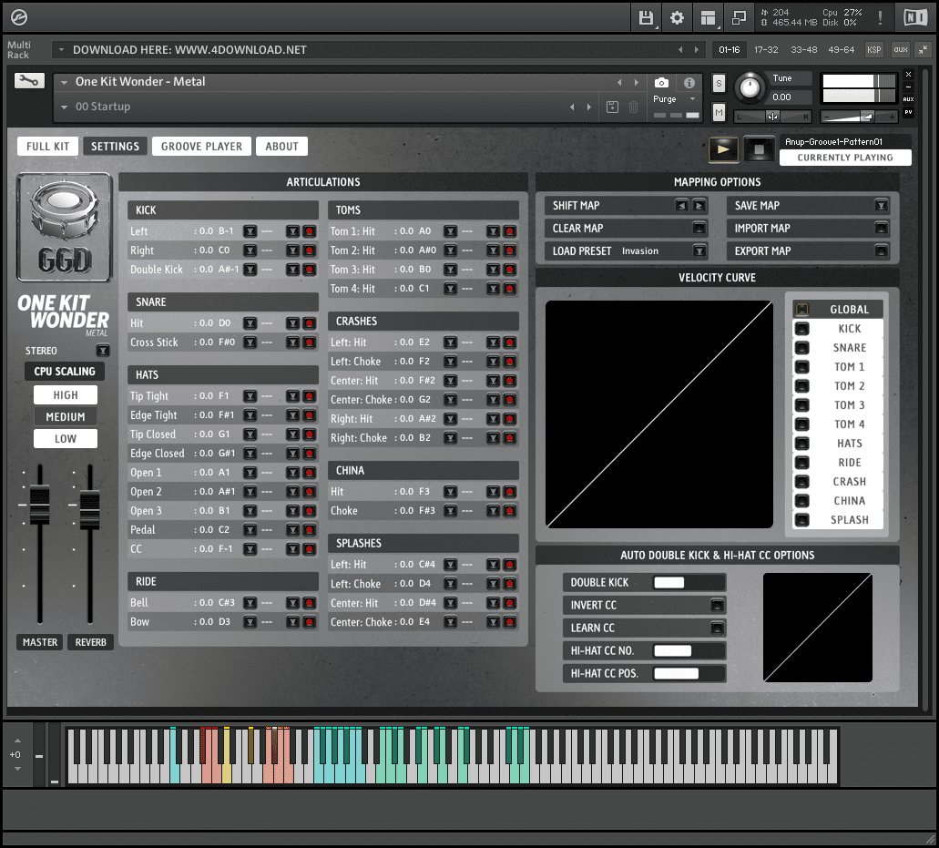 GetGood Drums One Kit Wonder Metal KONTAKT Library » 4DOWNLOAD